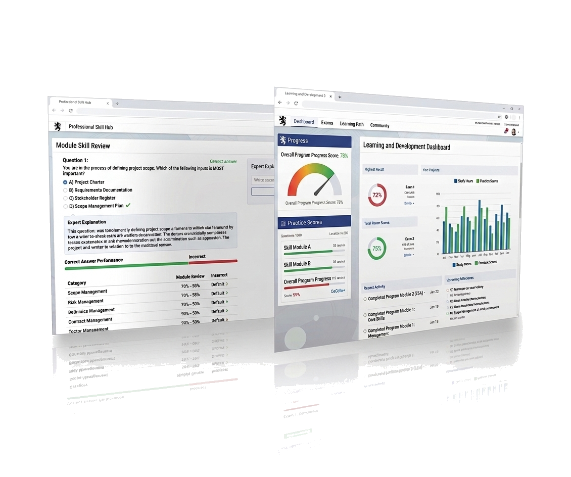 Cosmo Exam progress dashboard preview